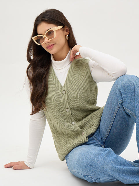 Madame Green Cardigan