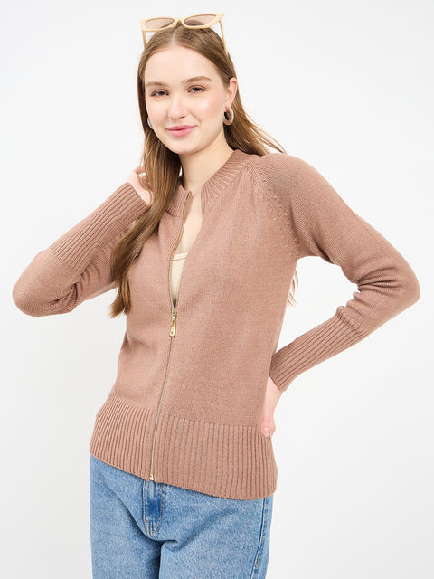 Madame Garnet Zipper Sweater