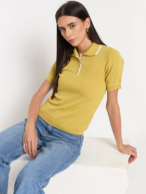 Madame Lemon Viscose-Blend Knit Top