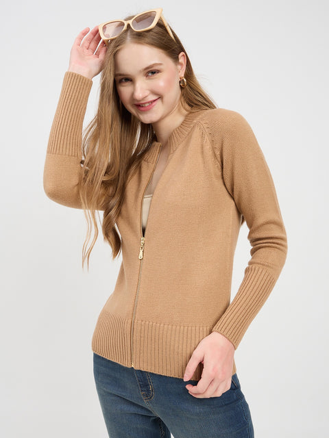 Madame Fawn Zipper Sweater