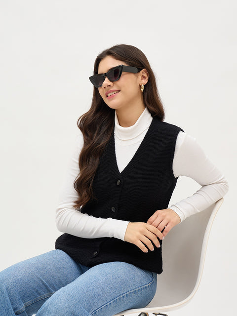 Madame Black Cardigan