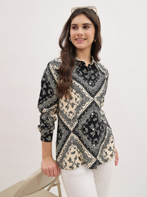 Madame Printed Rayon Blend Shirt