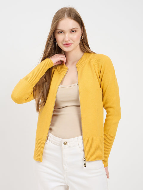 Madame Mustard Zipper Sweater