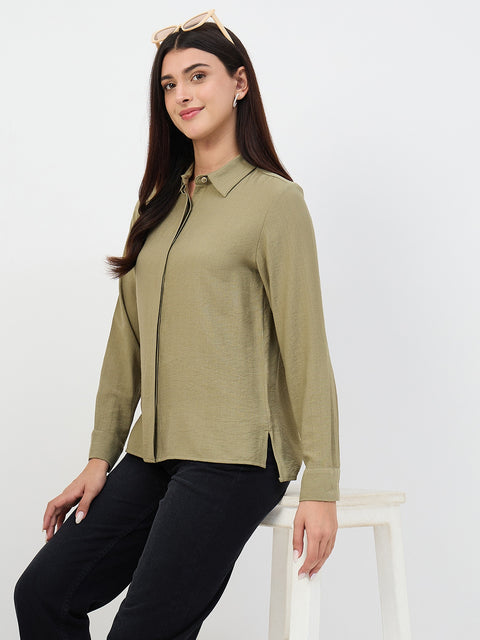 Madame Olive Rayon-Blend Shirt