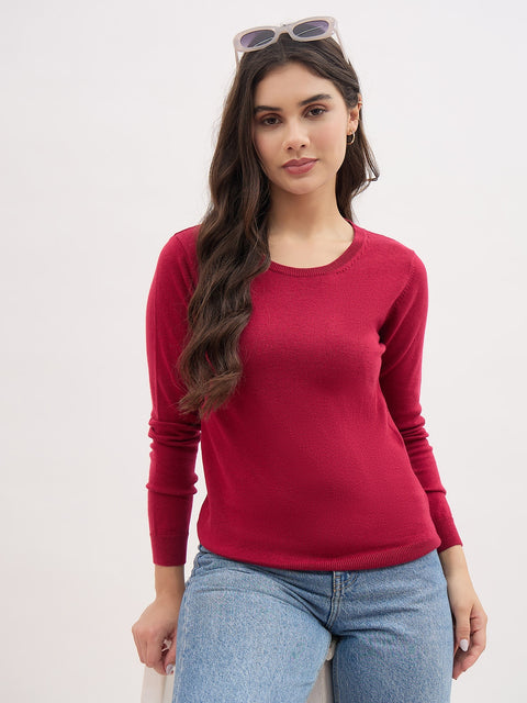 Madame Cherry Basic Pullover Sweater