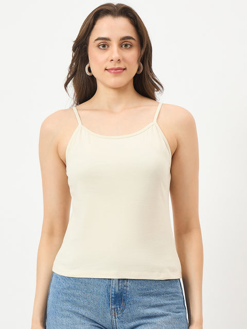 Madame Off-White Embroidered Tunic Top