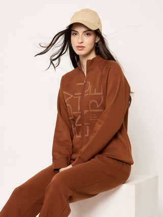 mSECRET Brown Fleece Track bottoms