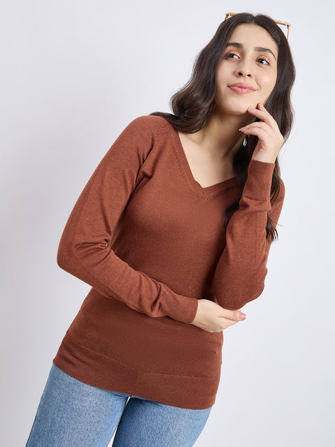 Madame Designer Tan Sweater