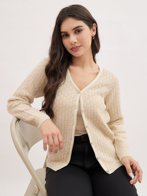 Madame Beige Self-Designed Cardigan