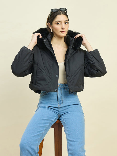 Madame Black Puffer Jacket