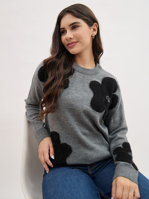 Madame Grey Knitted Sweater