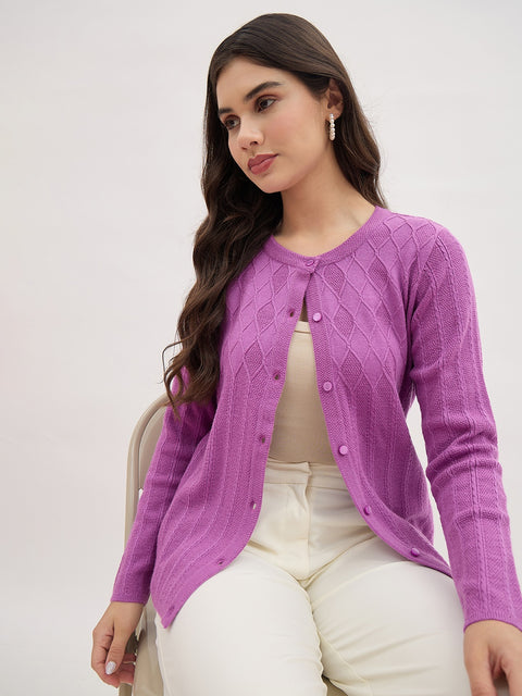 Madame Mauve Self Designed Cardigan