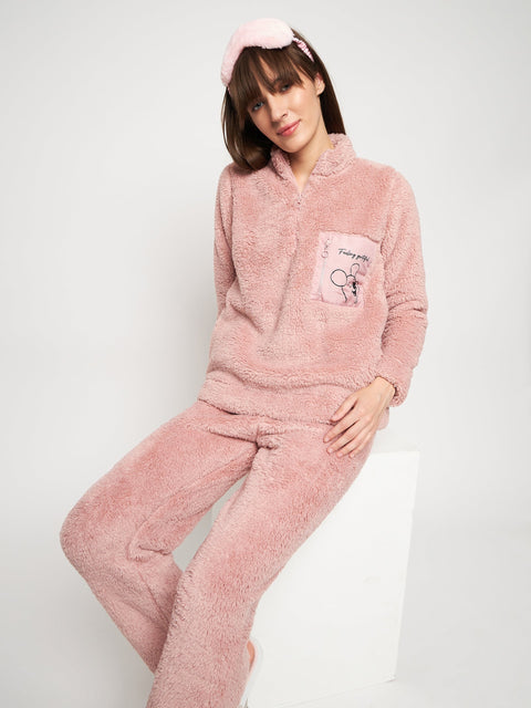 mSECRET Peach Turtle Neck Nightsuit