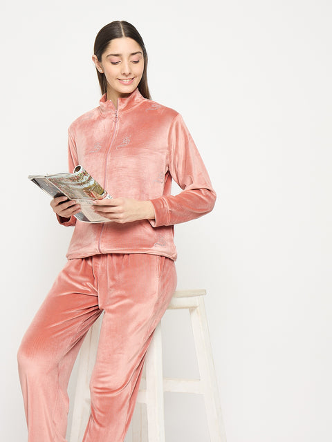 mSECRET Rust High Neck Night Suit