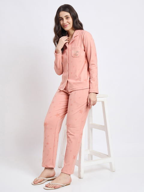 mSECRET Brick Printed Nightsuit