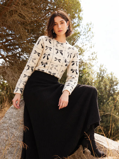 Madame Beige Knitted Sweater