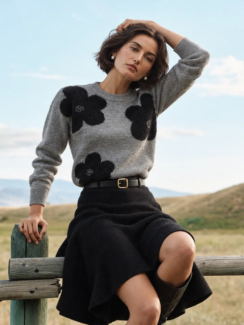 Madame Grey Knitted Sweater