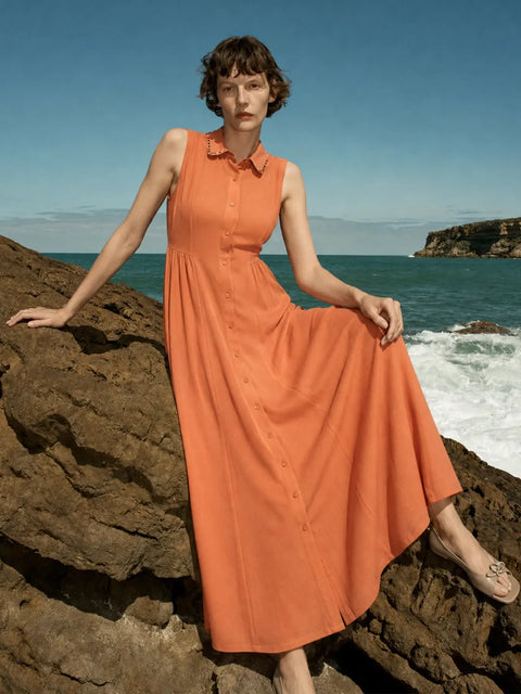 Madame Rust Rayon A-Line Shirt Dress